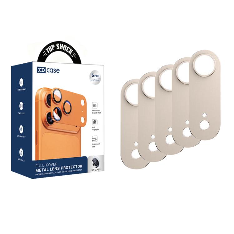 For iPhone Air XDcase 5pcs Titanium Alloy Hollow Camera Lens Protector