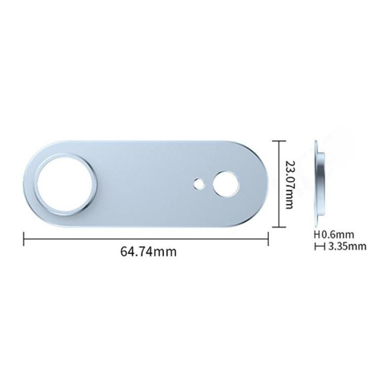 For iPhone Air XDcase 5pcs Titanium Alloy Hollow Camera Lens Protector