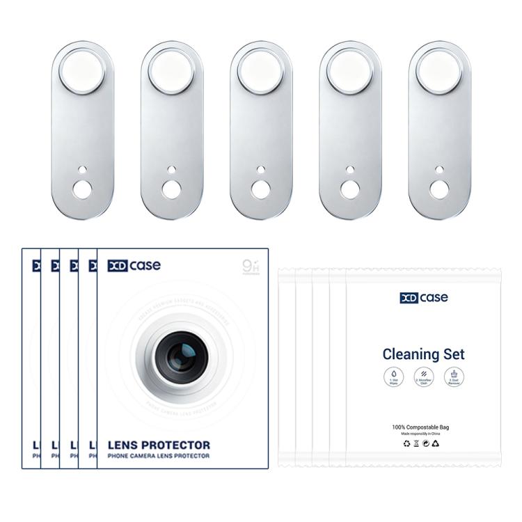 For iPhone Air XDcase 5pcs Titanium Alloy Hollow Camera Lens Protector