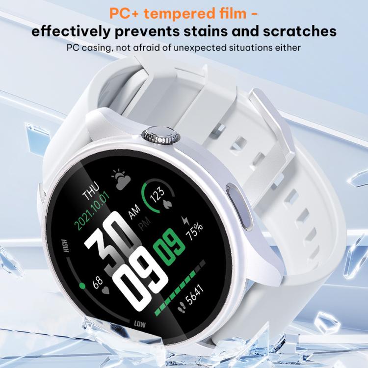 For Xiaomi Watch 5 xDfind Solid Color Tempered Film Integrated PC Watch Case