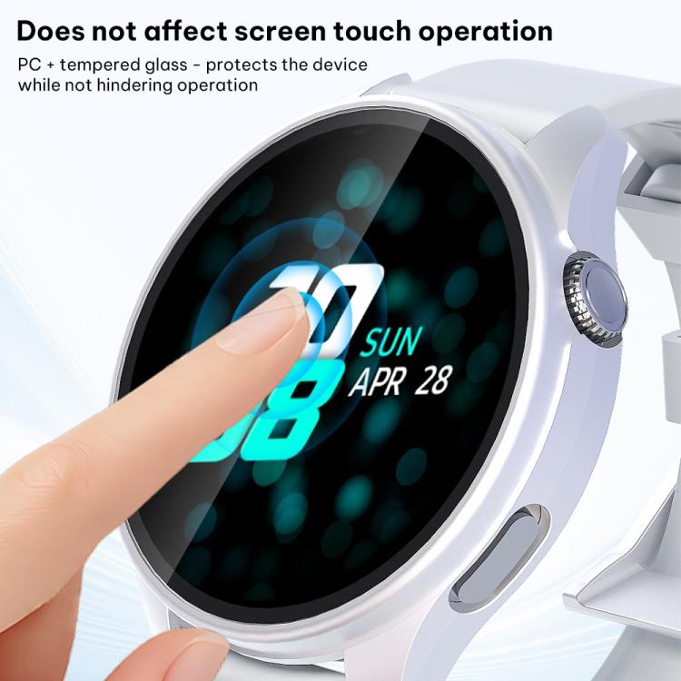 For Xiaomi Watch 5 xDfind Solid Color Tempered Film Integrated PC Watch Case