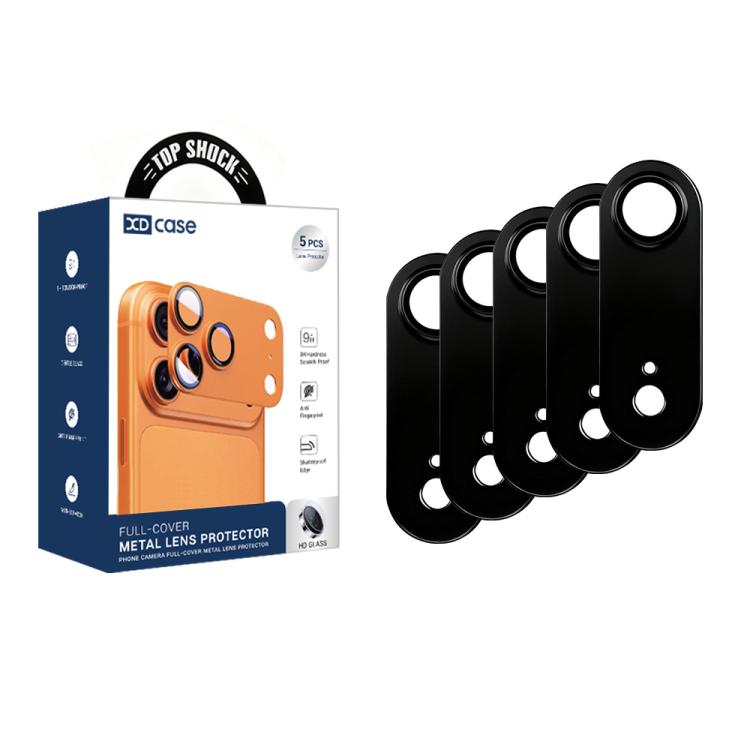 For iPhone Air XDcase 5pcs Armor Full-Coverage Frosted Metal Camera Lens Ring Film