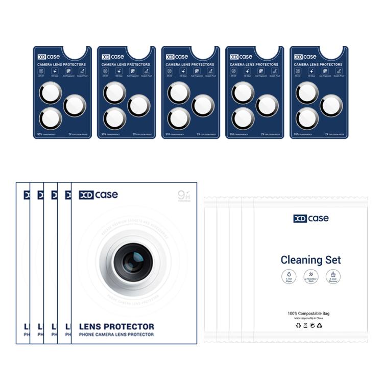 For iPhone 17 Pro Max XDcase 5pcs AF + AR Hawkeye Camera Lens Protector with Alignment Tool