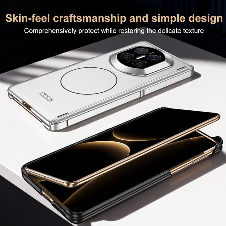 For Huawei Mate X7 GKK Dual Center Magnetic Full Coverage Phone Case with Holder