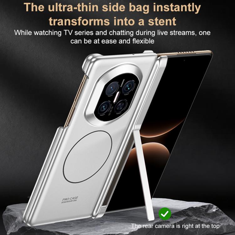For Huawei Mate X7 GKK Dual Center Magnetic Full Coverage Phone Case with Holder