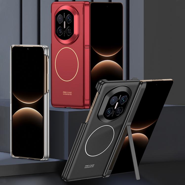 For Huawei Mate X7 GKK Dual Center Magnetic Full Coverage Phone Case with Holder