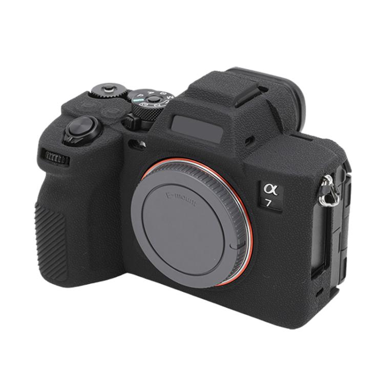 For Sony Alpha 7 V / ILCE-7M5 Litchi Texture Soft Silicone Protective Case