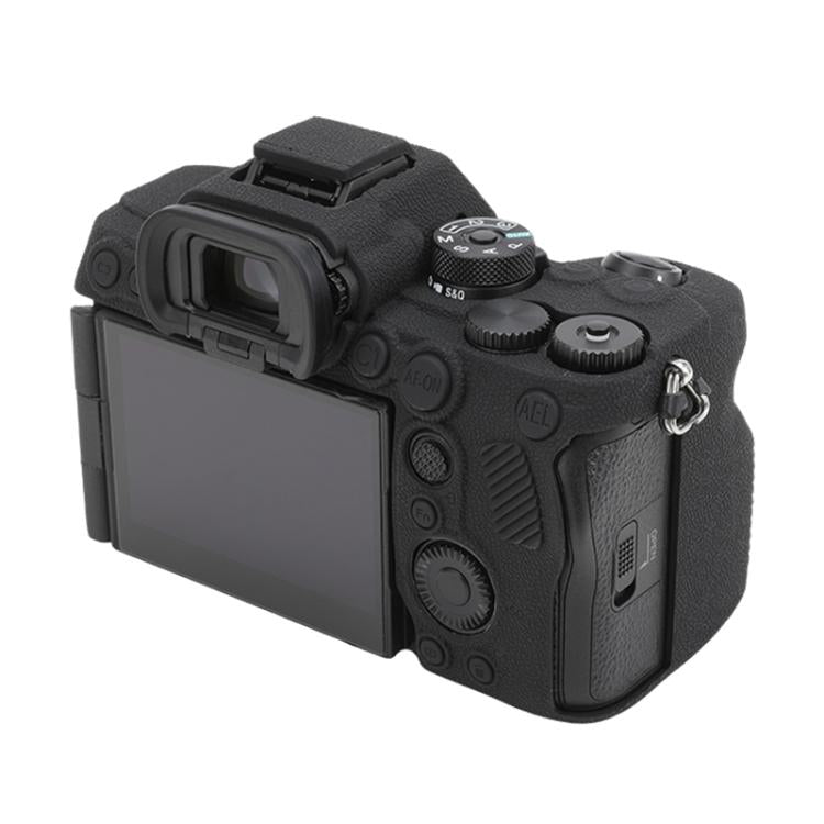 For Sony Alpha 7 V / ILCE-7M5 Litchi Texture Soft Silicone Protective Case
