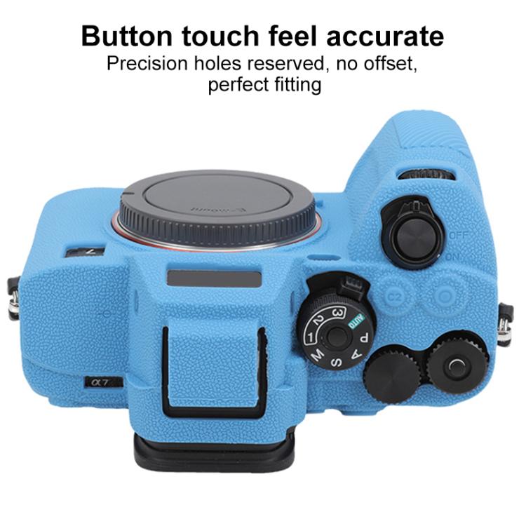 For Sony Alpha 7 V / ILCE-7M5 Litchi Texture Soft Silicone Protective Case