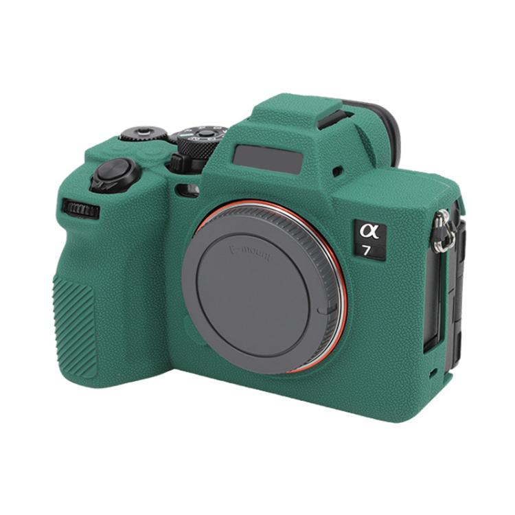 For Sony Alpha 7 V / ILCE-7M5 Litchi Texture Soft Silicone Protective Case