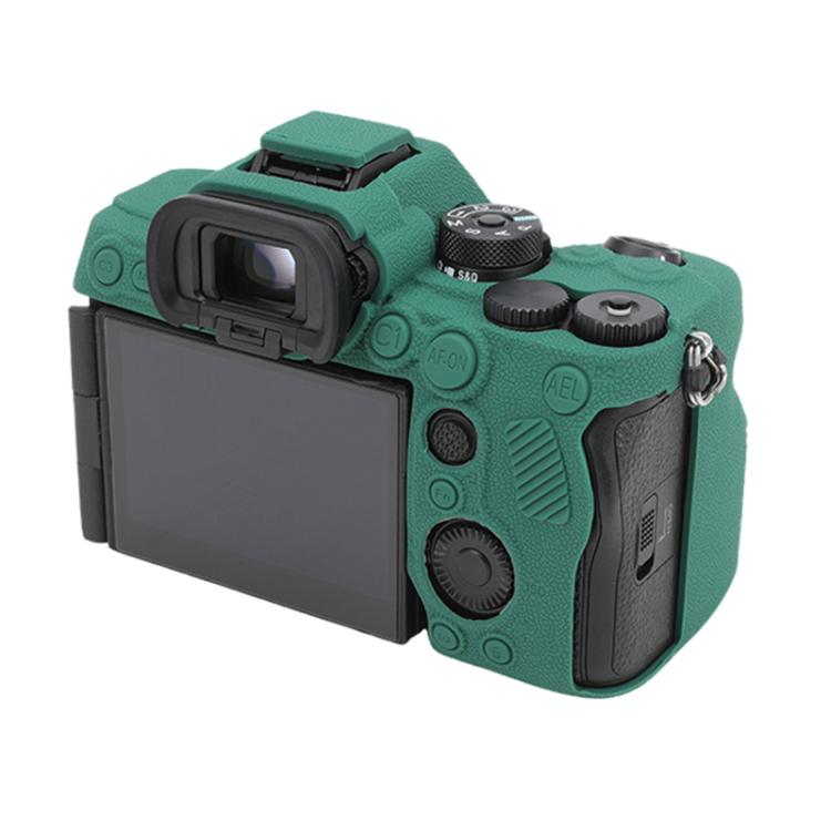 For Sony Alpha 7 V / ILCE-7M5 Litchi Texture Soft Silicone Protective Case