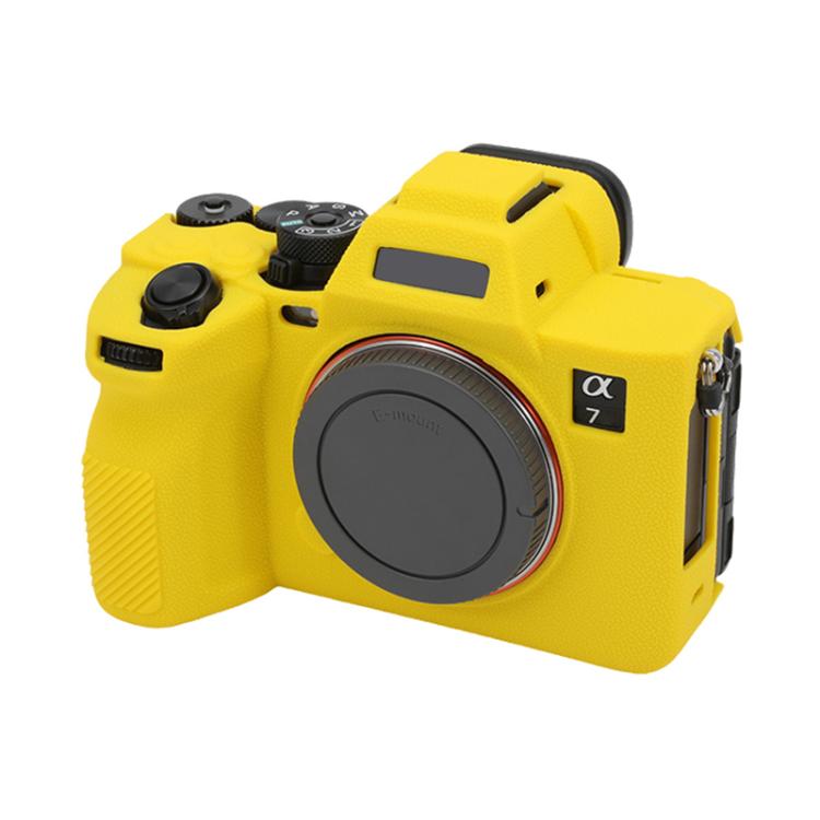 For Sony Alpha 7 V / ILCE-7M5 Litchi Texture Soft Silicone Protective Case