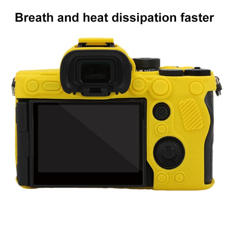 For Sony Alpha 7 V / ILCE-7M5 Litchi Texture Soft Silicone Protective Case