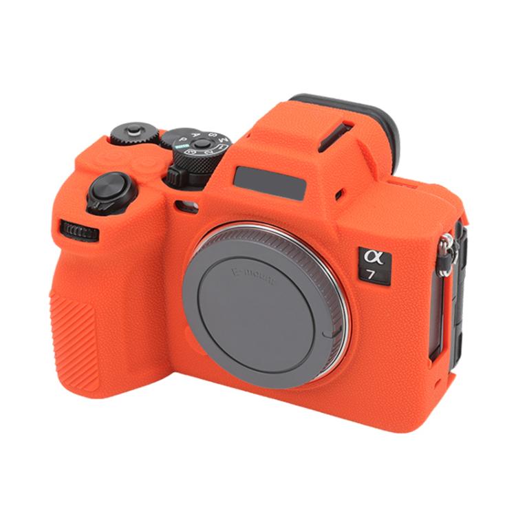 For Sony Alpha 7 V / ILCE-7M5 Litchi Texture Soft Silicone Protective Case