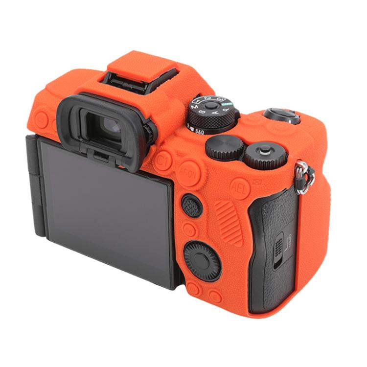 For Sony Alpha 7 V / ILCE-7M5 Litchi Texture Soft Silicone Protective Case