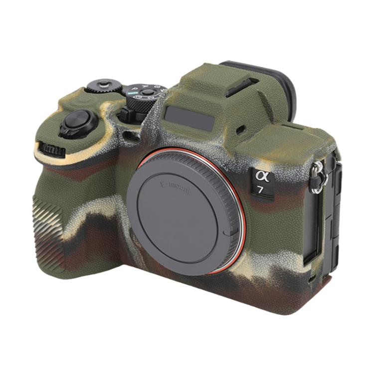For Sony Alpha 7 V / ILCE-7M5 Litchi Texture Soft Silicone Protective Case