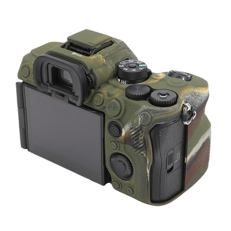 For Sony Alpha 7 V / ILCE-7M5 Litchi Texture Soft Silicone Protective Case