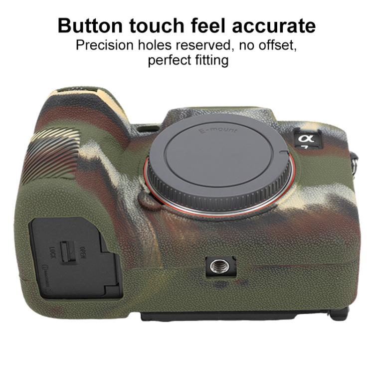 For Sony Alpha 7 V / ILCE-7M5 Litchi Texture Soft Silicone Protective Case