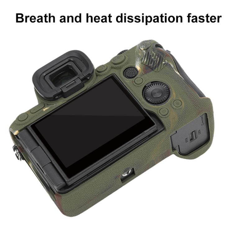 For Sony Alpha 7 V / ILCE-7M5 Litchi Texture Soft Silicone Protective Case