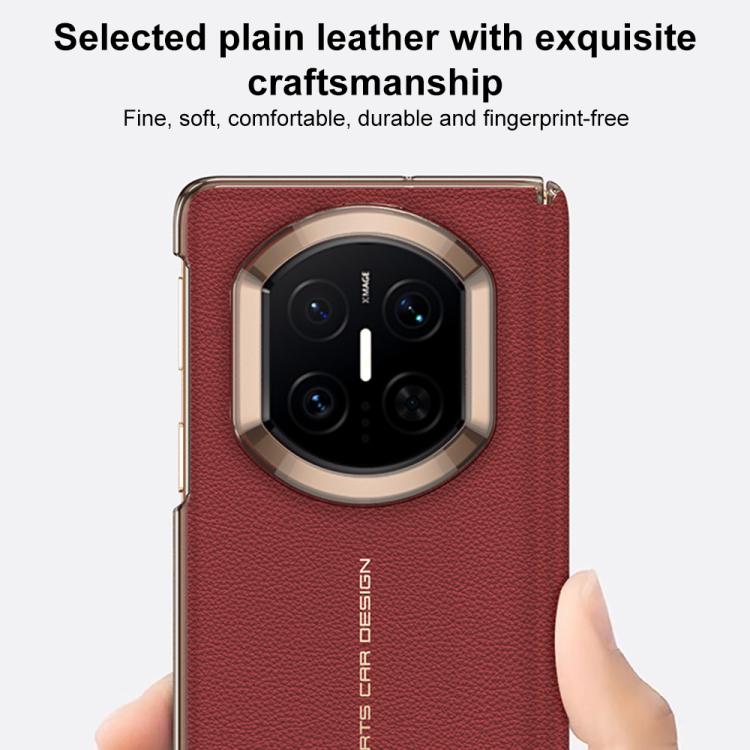 For Huawei Mate X7 GKK Dual Center Leather Hinge Magnetic Phone Case