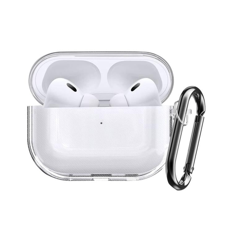 For AirPods Pro 3 XDcase Transparent TPU Earbud Protective Case with Carabiner