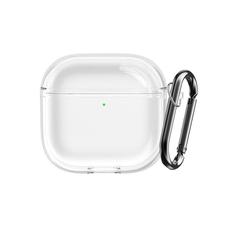 For AirPods 4 XDcase Transparent TPU Earbud Protective Case with Carabiner