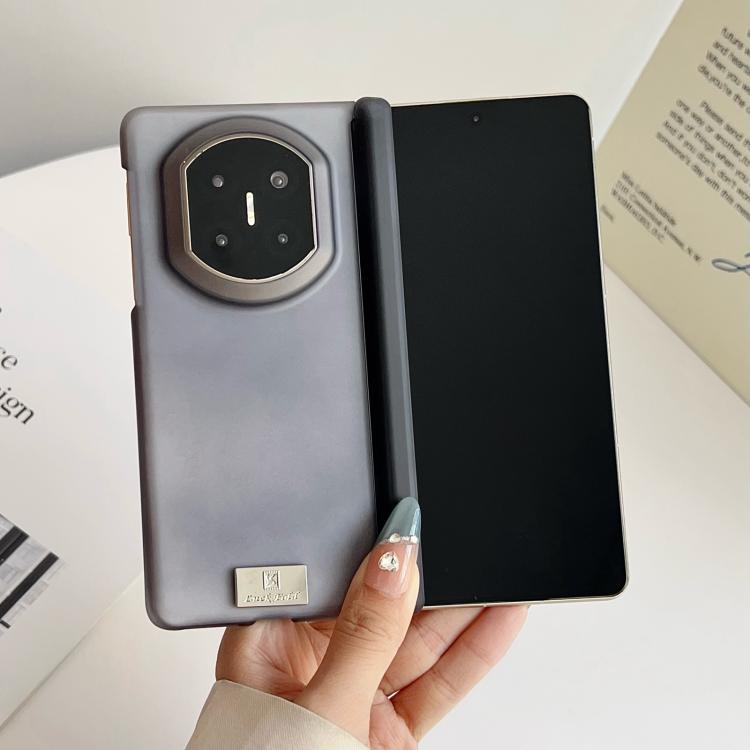 For Huawei Mate X7 Icy Matte Magnetic Dual Hinge Phone Case with Nameplate