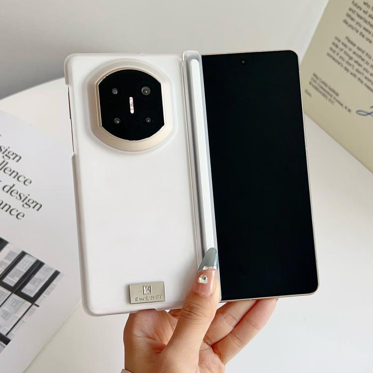 For Huawei Mate X7 Icy Matte Magnetic Dual Hinge Phone Case with Nameplate