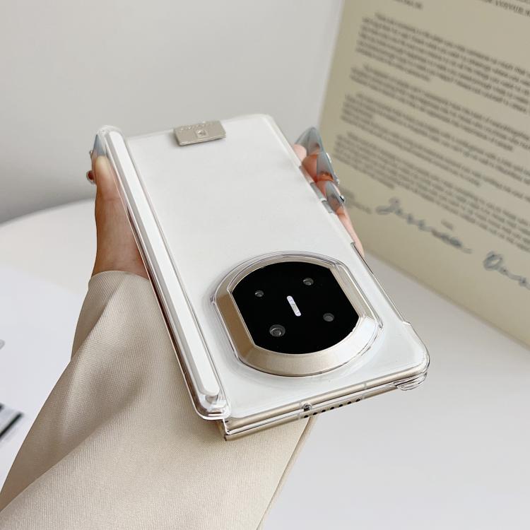 For Huawei Mate X7 Icy Matte Magnetic Dual Hinge Phone Case with Nameplate
