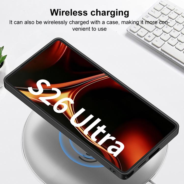 For Samsung Galaxy S26 Ultra 5G GKK Ultra-thin Leather Card Bag Frosted Phone Case With Magnetic Holder