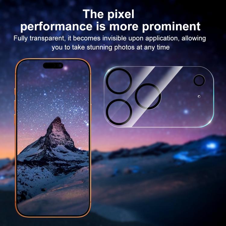 For iPhone 17 Pro XDcase 5pcs Silkscreen Integrated Tempered Glass Back Camera Film