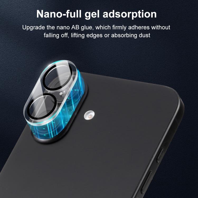 For iPhone 17 XDcase 5pcs Silkscreen Integrated Tempered Glass Back Camera Film