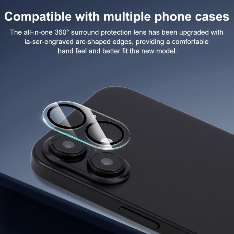 For iPhone 17 XDcase 5pcs Silkscreen Integrated Tempered Glass Back Camera Film