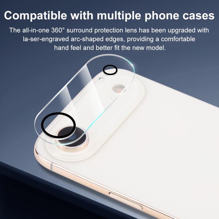 For iPhone Air XDcase 5pcs Silkscreen Integrated Tempered Glass Back Camera Film