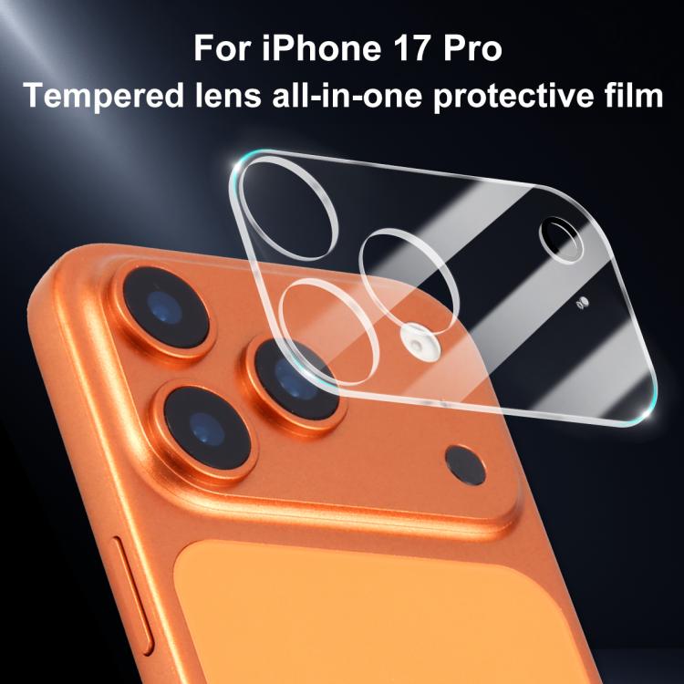 For iPhone 17 Pro XDcase 5pcs Transparent Integrated Tempered Glass Camera Film