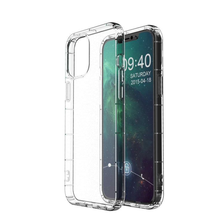 For iPhone 12 Pro Max Airbag Four-Corner Full Coverage Shockproof TPU Case(Transparent)