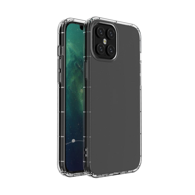 For iPhone 12 Pro Max Airbag Four-Corner Full Coverage Shockproof TPU Case(Transparent)