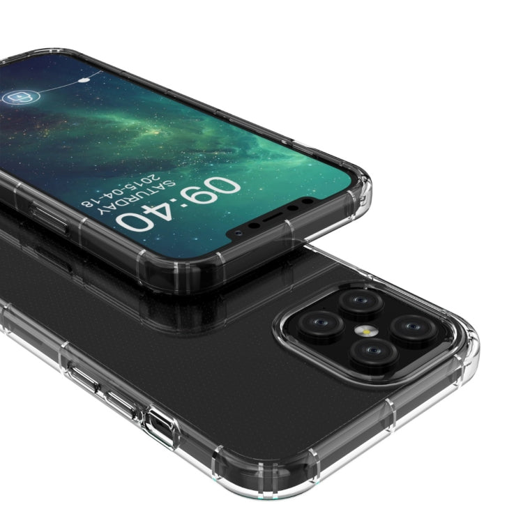 For iPhone 12 Pro Max Airbag Four-Corner Full Coverage Shockproof TPU Case(Transparent)
