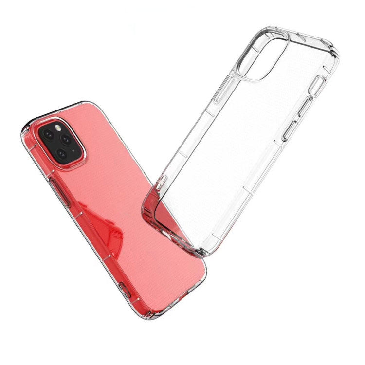 For iPhone 12 / 12 Pro Airbag Four-Corner Full Coverage Shockproof TPU Case(Transparent)