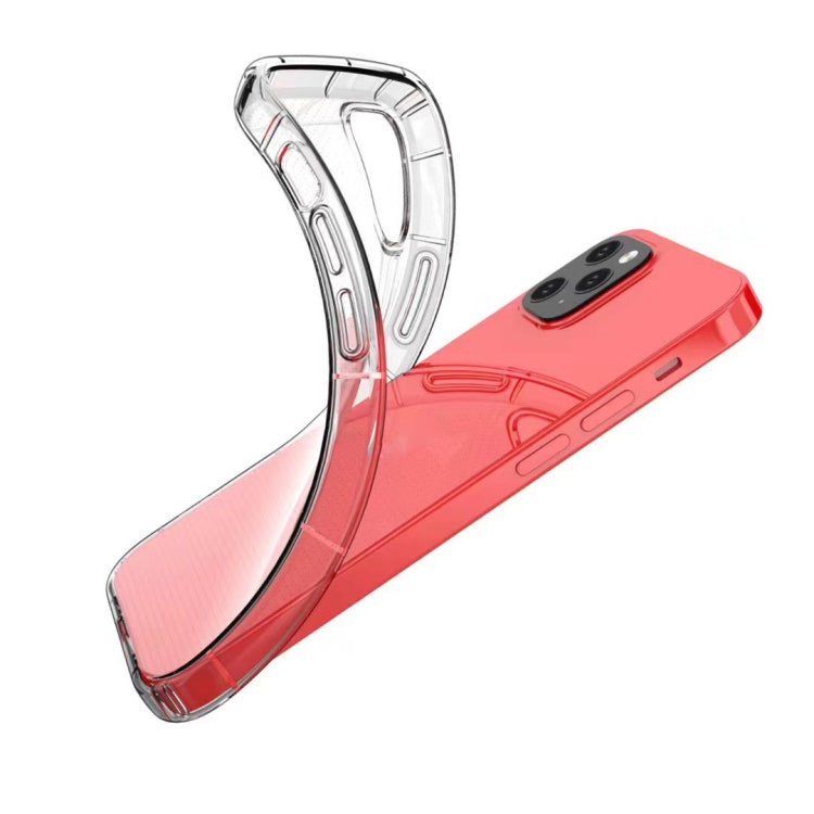 For iPhone 12 / 12 Pro Airbag Four-Corner Full Coverage Shockproof TPU Case(Transparent)