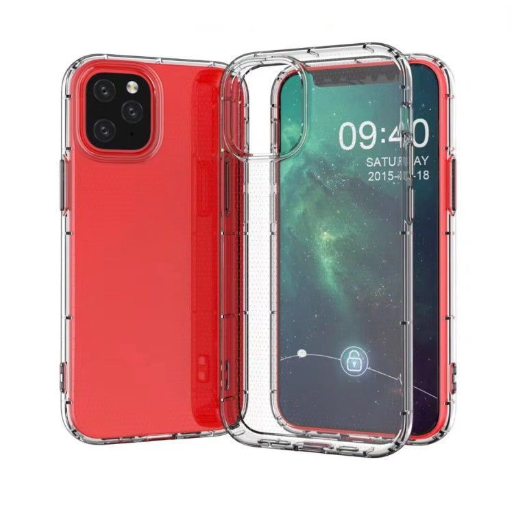 For iPhone 12 / 12 Pro Airbag Four-Corner Full Coverage Shockproof TPU Case(Transparent)