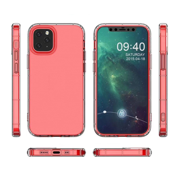 For iPhone 12 / 12 Pro Airbag Four-Corner Full Coverage Shockproof TPU Case(Transparent)