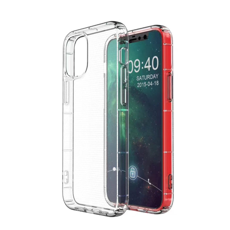 For iPhone 12 mini Airbag Four-Corner Full Coverage Shockproof TPU Case (Transparent)