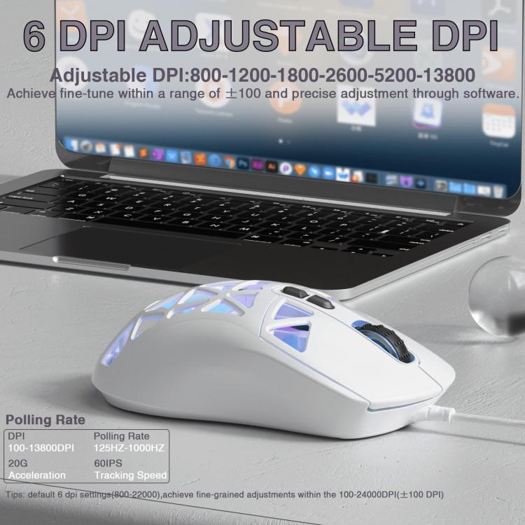 SOLAKAKA SM901 Hollow RGB Light Wired Gaming Mouse