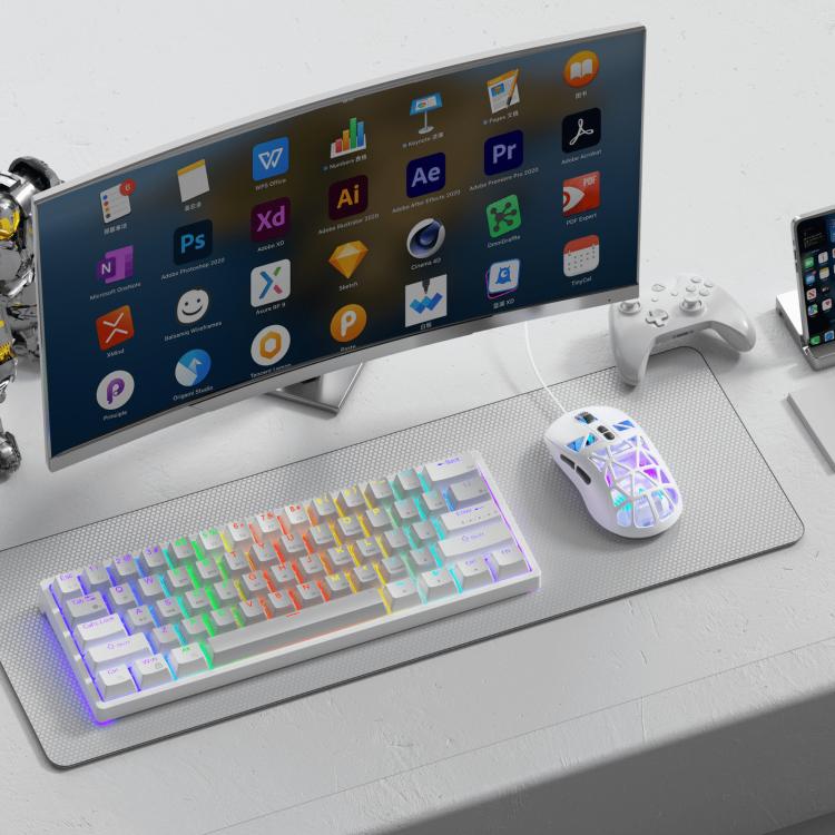 SOLAKAKA SM901 Hollow RGB Light Wired Gaming Mouse