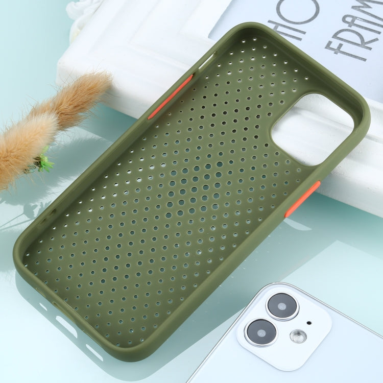 For iPhone 12 mini All-inclusive Shockproof Breathable TPU Protective Case