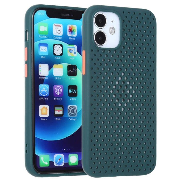 For iPhone 12 mini All-inclusive Shockproof Breathable TPU Protective Case