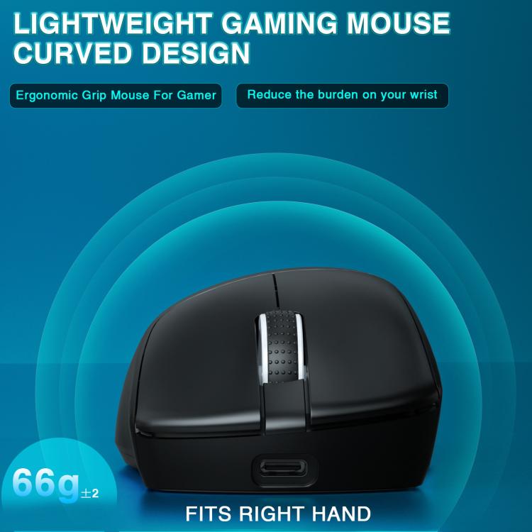 SOLAKAKA SM805 24000DPI 2.4GHz + BT + Wired Tri-mode Wireless Mouse