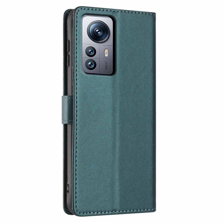 For Xiaomi 12 Pro Tree Cat Embossed Flip Vegan Leather Phone Case