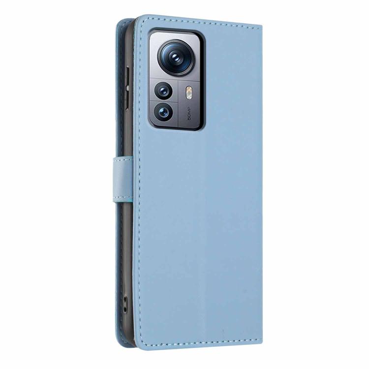 For Xiaomi 12 Pro Tree Cat Embossed Flip Vegan Leather Phone Case